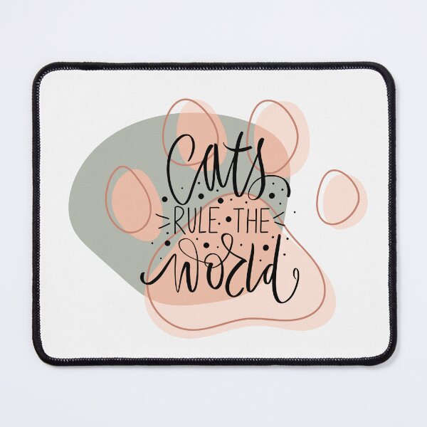 Item preview, Cats Rule The World designed and sold by ZubiyaArt.