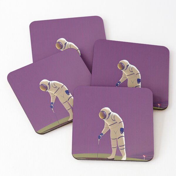 Item preview, Funny golf apparel. Vintage Astronaut playing golf designed and sold by Neo-Expression.