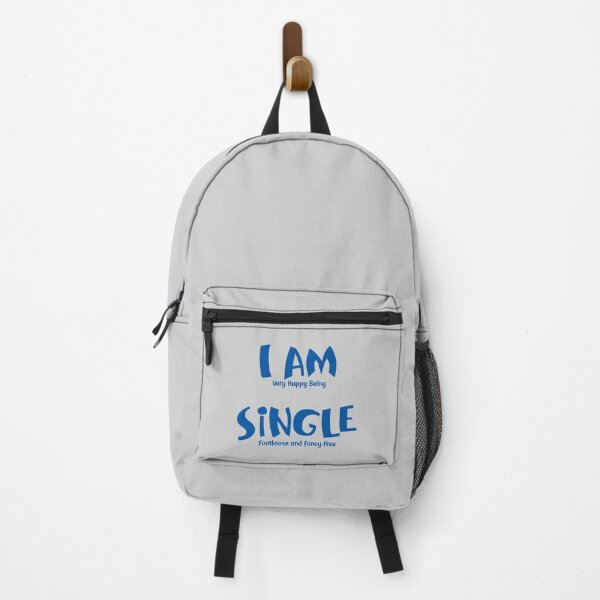 Item preview, I am (very happy being) Single - Footloose and Fancy-Free  - (+ View this design on 75+ products) designed and sold by Julien Hebbrecht.