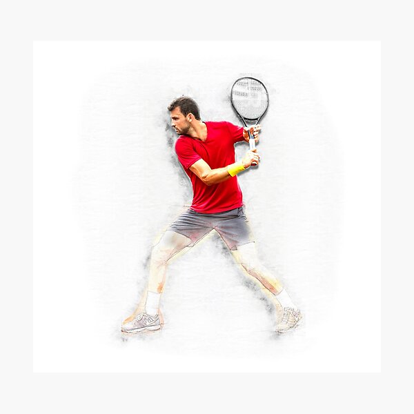 Item preview, Grigor Dimitrov tennis player from Bulgaria designed and sold by jordanrusev.