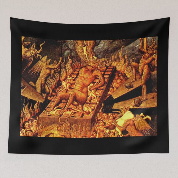 Item preview, Demons in Hell vintage art designed and sold by Vintage Designs +.