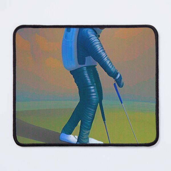 Item preview, Funny golf apparel. Vintage Astronaut playing golf designed and sold by Neo-Expression.