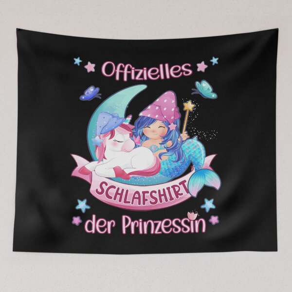 Item preview, My official sleep shirt unicorn mermaid designed and sold by Shirt-Designs.