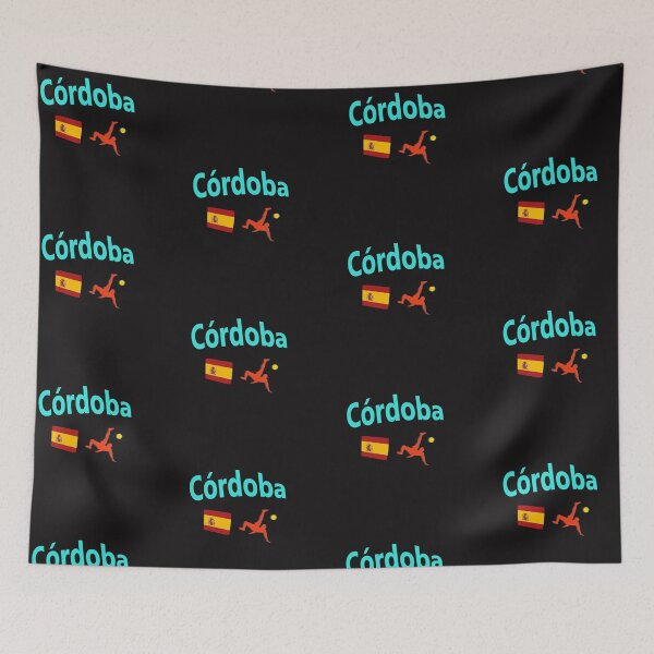 Item preview, Córdoba, Spain Soccer abstract design  designed and sold by lobodelnoir.