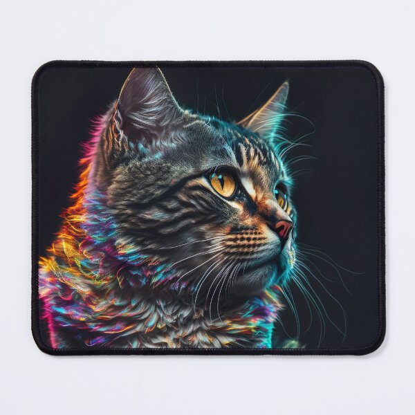 Item preview, Serious Cat portrait  designed and sold by KoolArtDistrict.