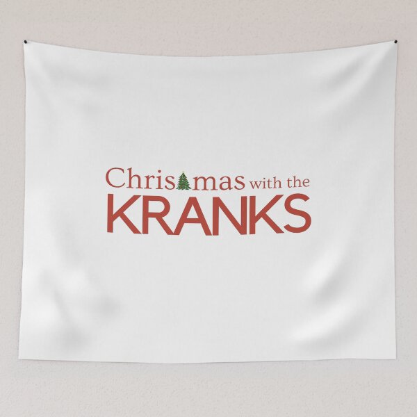 Artikelvorschau, Weihnachten mit den Kranks Lustiger Humor Weihnachtskomödie Film Typografie Text Weihnachtsbaum entworfen und verkauft von ArtistryPrint.