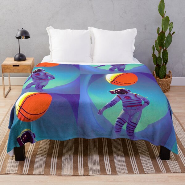 Item preview, Astronaut playing basketball in space designed and sold by Neo-Expression.