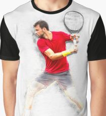 Grigor Dimitrov tennis player from Bulgaria Graphic T-Shirt