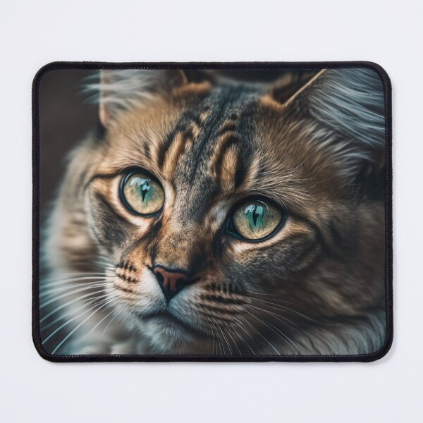 Item preview, Serious Cat portrait  designed and sold by KoolArtDistrict.