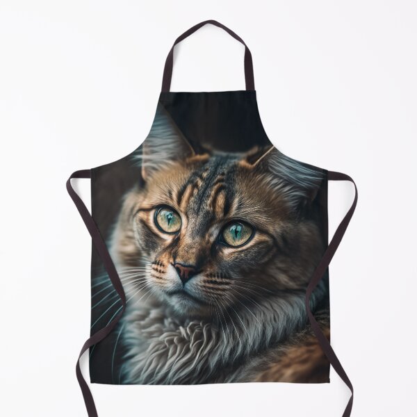 Item preview, Serious Cat portrait  designed and sold by KoolArtDistrict.