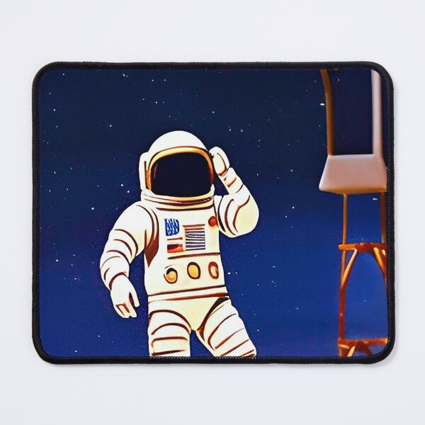 Item preview, Astronaut playing basketball in space designed and sold by Neo-Expression.