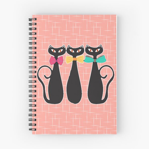 Item preview, Mid Century Modern Atomic Cats 3 Parisian Kitties Retro, MCM designed and sold by funnytshirtemp.