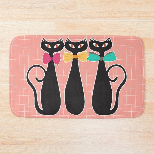 Item preview, Mid Century Modern Atomic Cats 3 Parisian Kitties Retro, MCM designed and sold by funnytshirtemp.