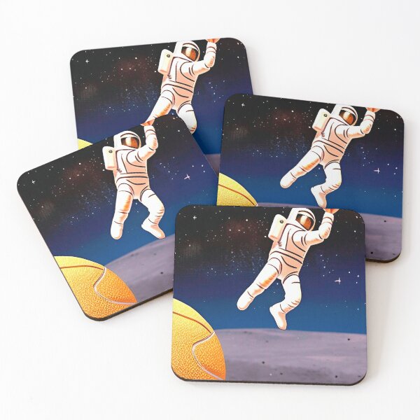 Item preview, Astronaut playing basketball in space designed and sold by Neo-Expression.