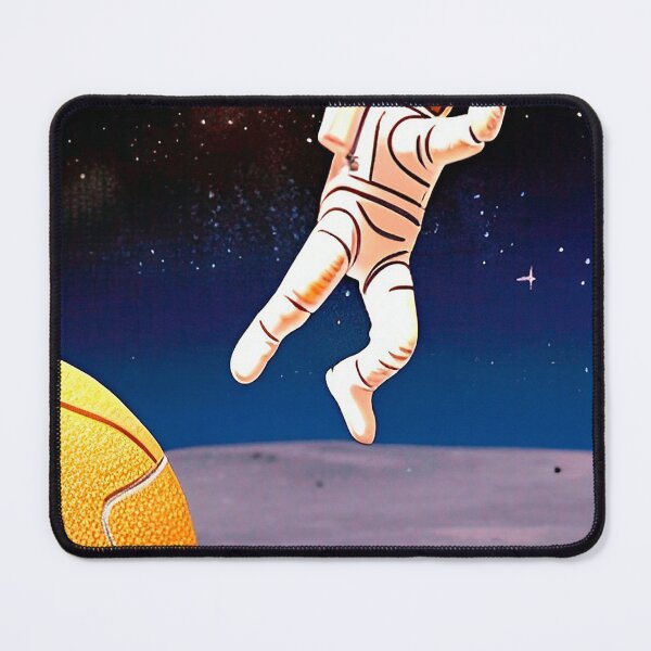 Item preview, Astronaut playing basketball in space designed and sold by Neo-Expression.