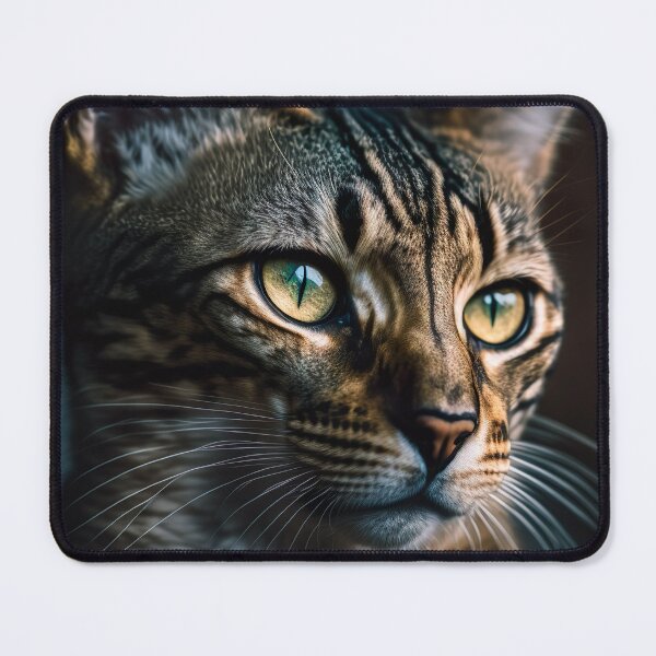 Item preview, Serious Cat portrait  designed and sold by KoolArtDistrict.