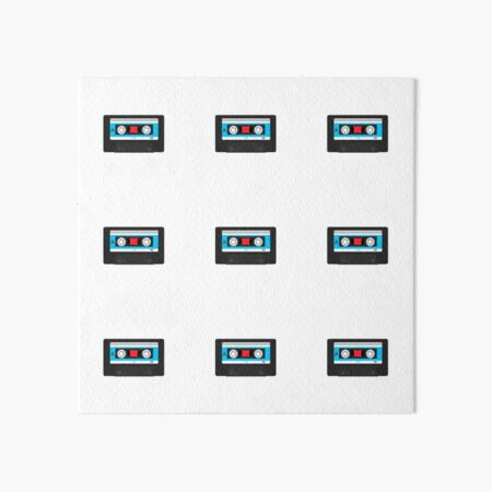 Artikel-Vorschau von 80er Kassetten-Sticker-Pack Nostalgische Musik der 1980er Jahre, designt und verkauft von Inspirationmotivation.