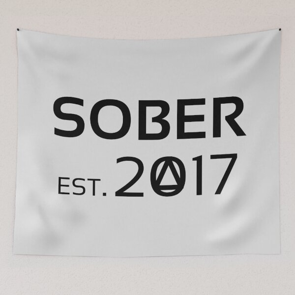 Item preview, SOBER est. 2017 (AA) designed and sold by RecoveryGift.