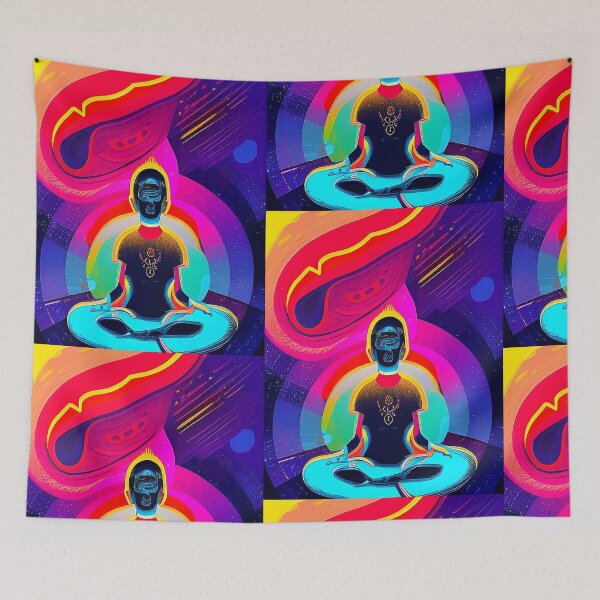 Item preview, Trippy meditation starseed alien humanoid designed and sold by Neo-Expression.