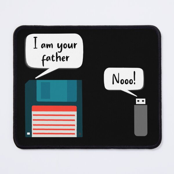 Item preview, I Am Your Father USB Floppy Disk IT Computer Geek Nerd designed and sold by JukeLox.