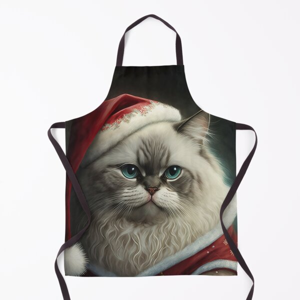 Item preview, Cute Cat portrait Christmas vibes  designed and sold by KoolArtDistrict.