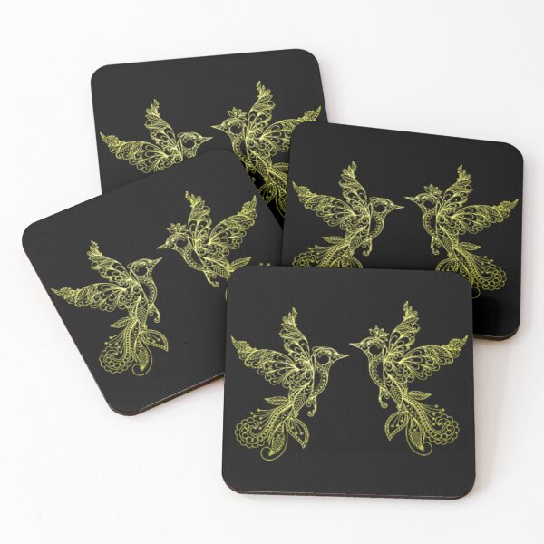 Item preview, Love Everybirdy Golder Birds Pattern designed and sold by Trendy-Now.