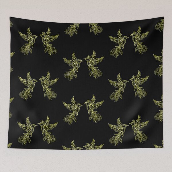 Item preview, Love Everybirdy Golder Birds Pattern designed and sold by Trendy-Now.