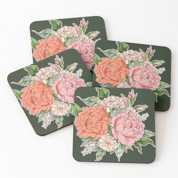 Item preview, cute bouquet of flower watercolor pattern designed and sold by ksn-anahaa.