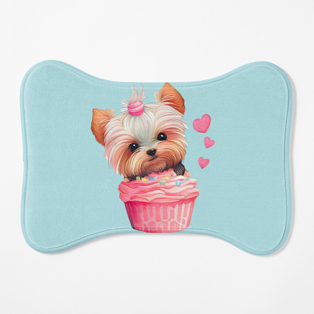 Yorkshire Terrier dog (flat fondant) - Empire Cake