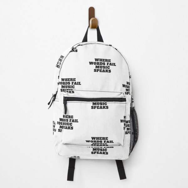 Item preview, where words fail music speaks designed and sold by SwifTech.