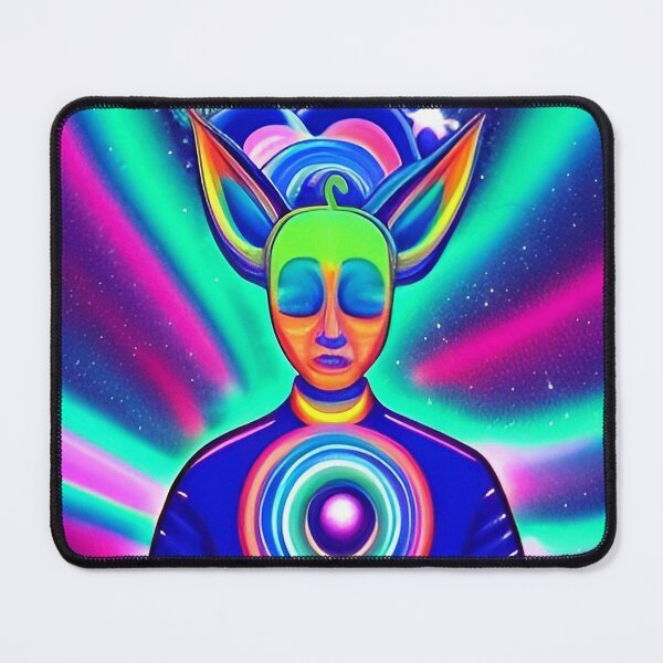 Item preview, Trippy meditation starseed alien humanoid designed and sold by Neo-Expression.