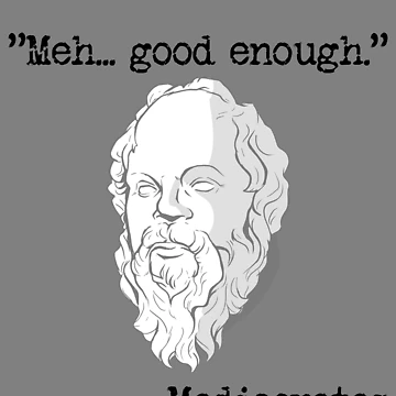 Imagen de la obra Meh... Good Enough Mediocretes Philosophy Mediocretes Gear de DynamicDesign