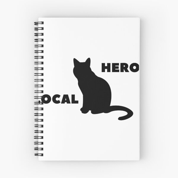 Item preview, local hero cat - black designed and sold by Bernsteinhaus.