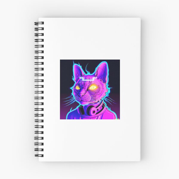 Artikelvorschau, Cyberpunk-Illustration einer Katze entworfen und verkauft von Codeabdul.