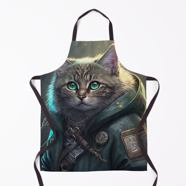 Item preview, Cool portrait of a Cyber Future Cat  designed and sold by KoolArtDistrict.