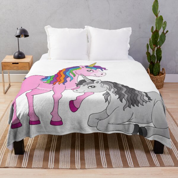 Item preview, 2 Unicorns, Colorful and Black and White designed and sold by trendingatees.