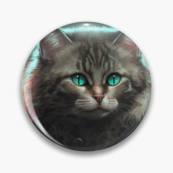 Item preview, Cool portrait of a Cyber Future Cat  designed and sold by KoolArtDistrict.