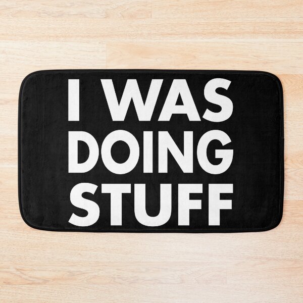 Item preview, I Was Doing Stuff Funny Couple Matching I'm Stuff designed and sold by Mannoucha ⭐⭐⭐⭐⭐ ( 1,978 reviews ).