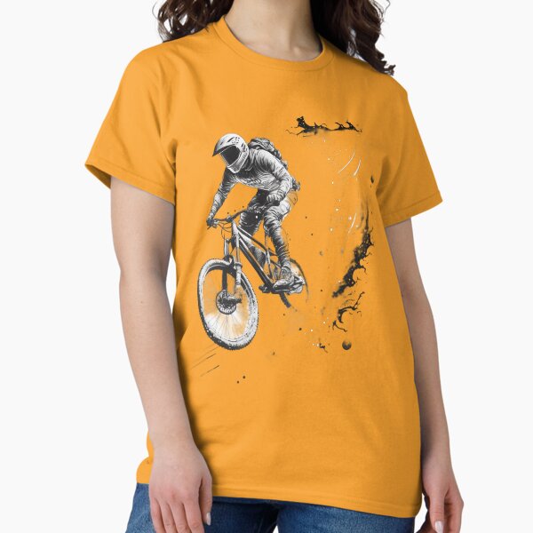 Item preview, MTB Mountain Bike Downhill double exposure b&w designed and sold by MotivStyle.