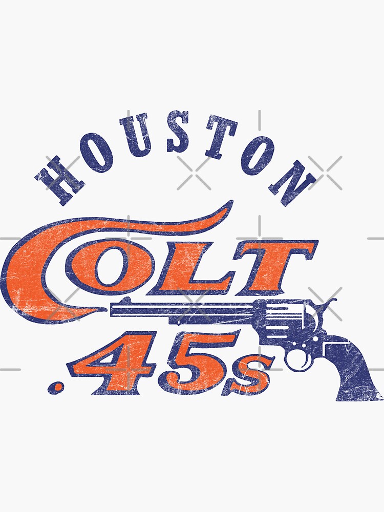 Houston Colt 45s Distressed Logo Shirt - Defunct Team - Hyper Than