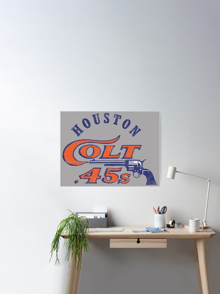 Houston Astros Colt 45 Retro Logo Wall Clocks