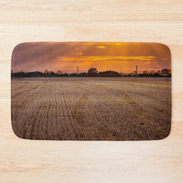Item preview, The setting sun over the field. designed and sold by HausmannArt.