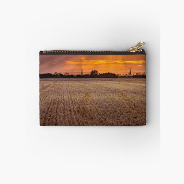 Item preview, The setting sun over the field. designed and sold by HausmannArt.
