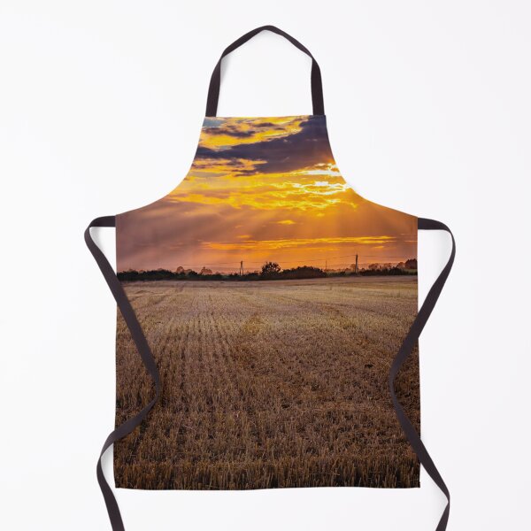 Item preview, The setting sun over the field. designed and sold by HausmannArt.