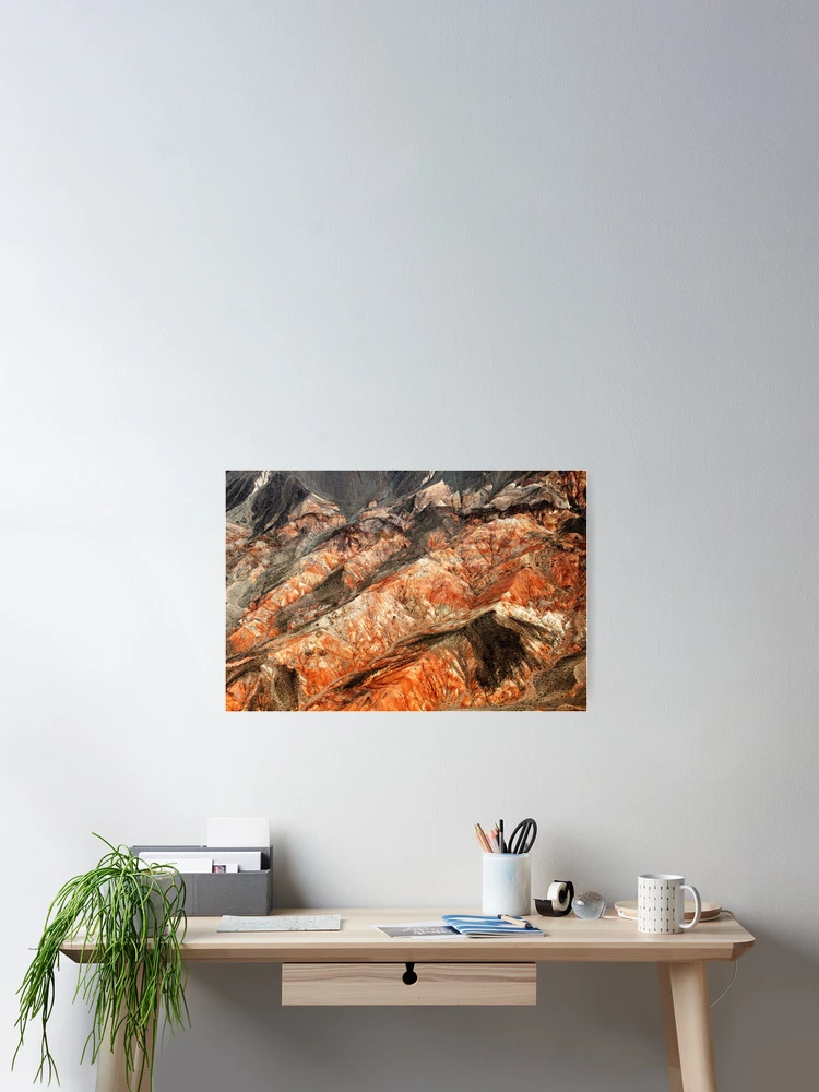 Thumbnail 2 of 3, Poster, Red Ridges designed and sold by Debbie Oppermann.