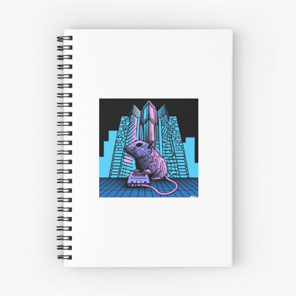 Item preview, cyberpunk illustration of a rat designed and sold by Codeabdul.