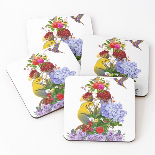 Item preview, Birds sitting on flowers designed and sold by RBToper.