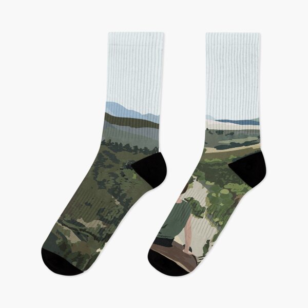 Item preview, Wanderlust Mountains & Valleys - Shepherd's Lookout in Canberra - green designed and sold by perfektdesign.