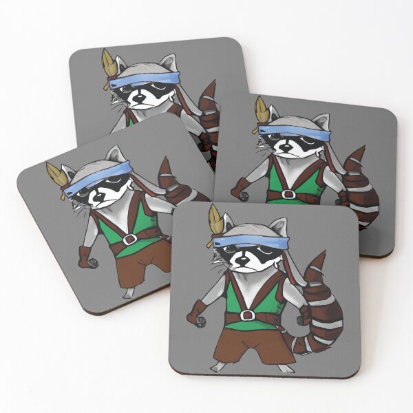 Item preview, warrior raccoon designed and sold by Design Universe.