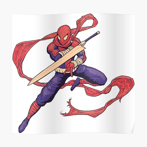 Strider Man Poster By Mandraws Redbubble